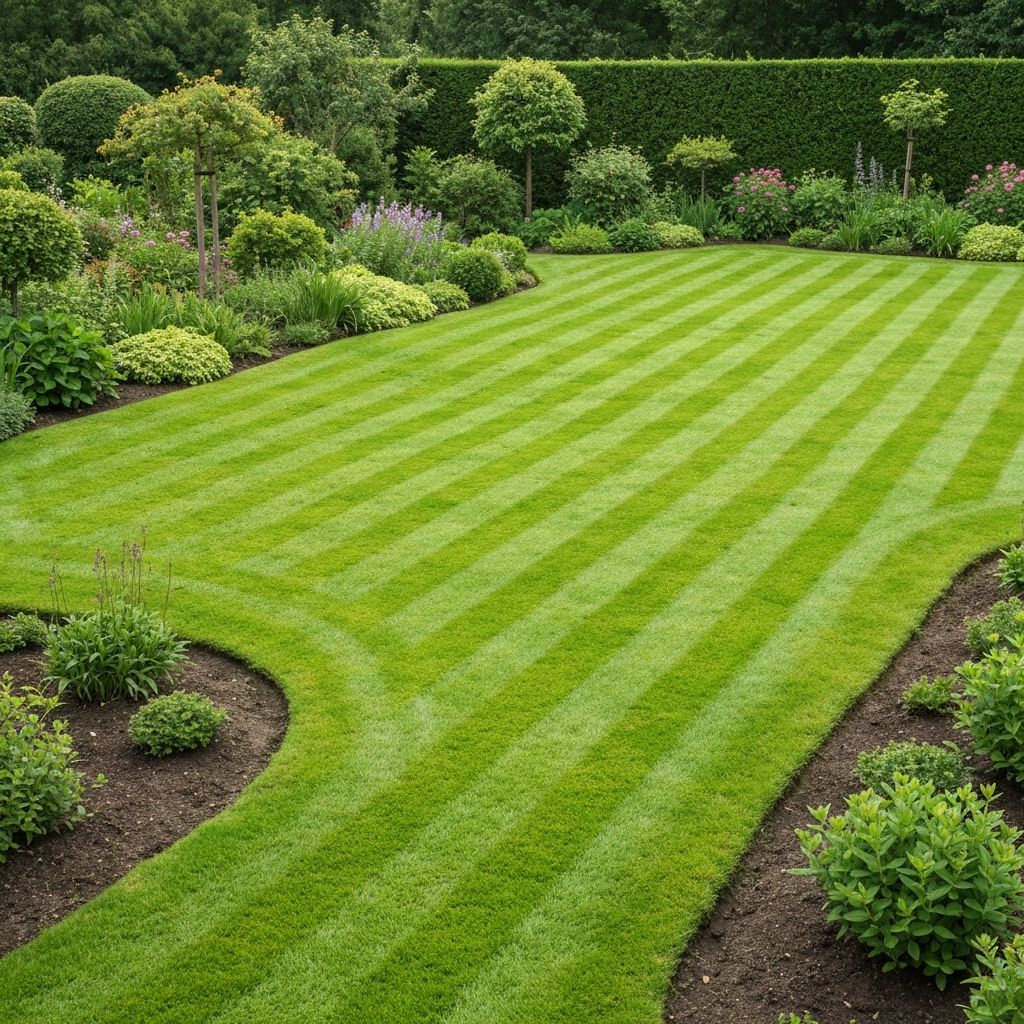 Professionel græsslåning