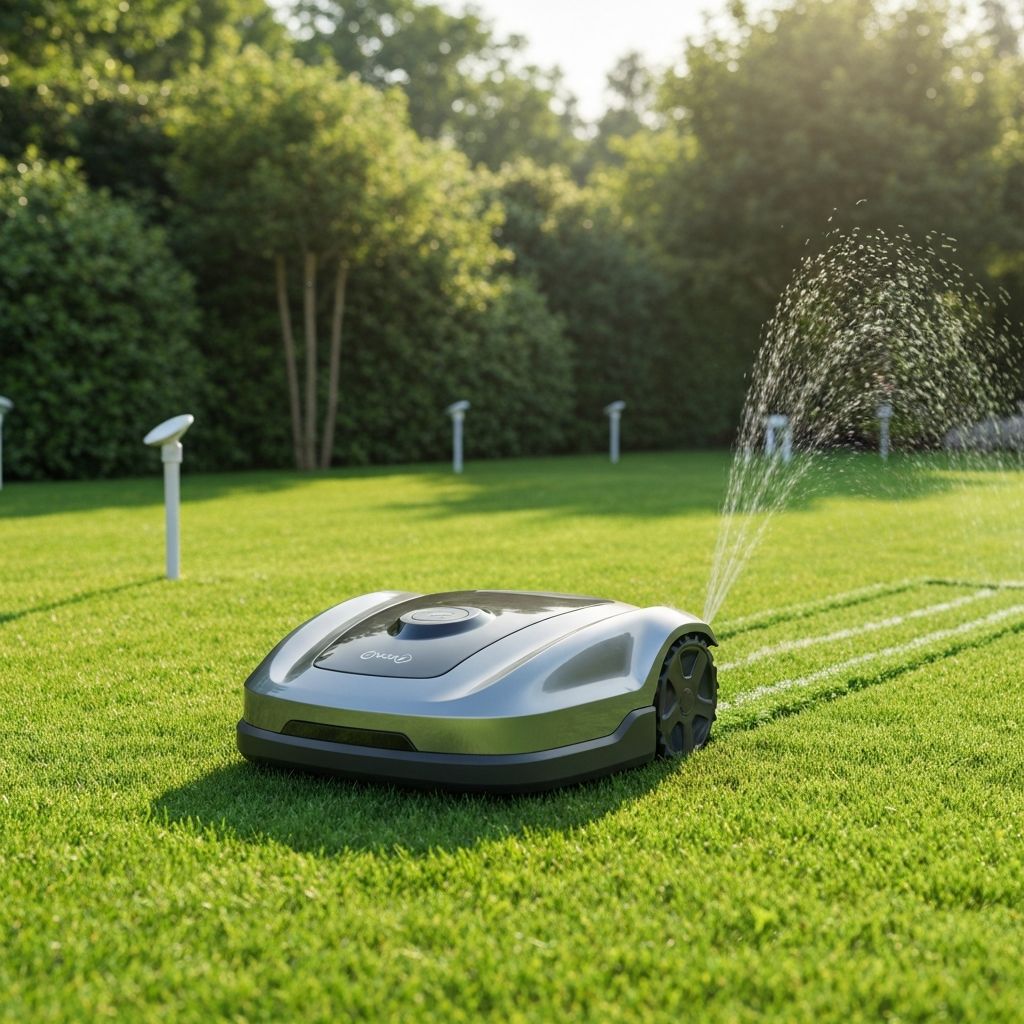 Moderne græsslåning